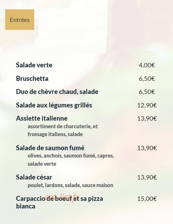 Casa Tiglio — carte page 1