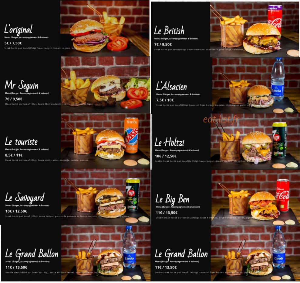 Mon Resto Plaisir — carte page 1