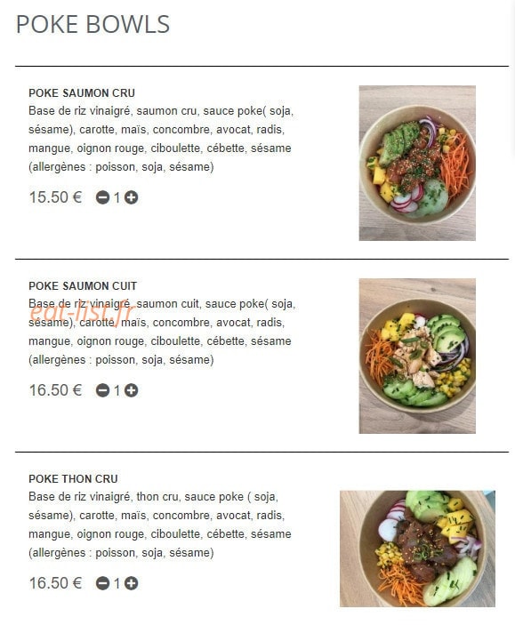 Sushi Home — carte page 7