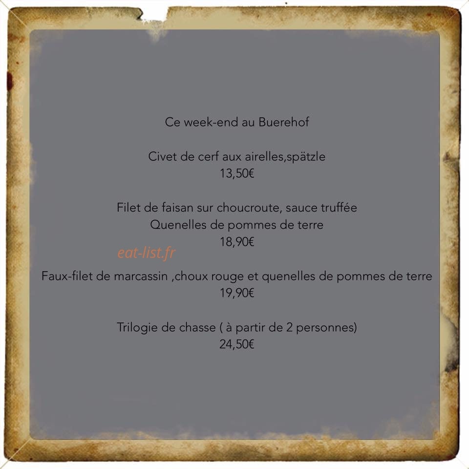 Le Buerehof — carte page 1