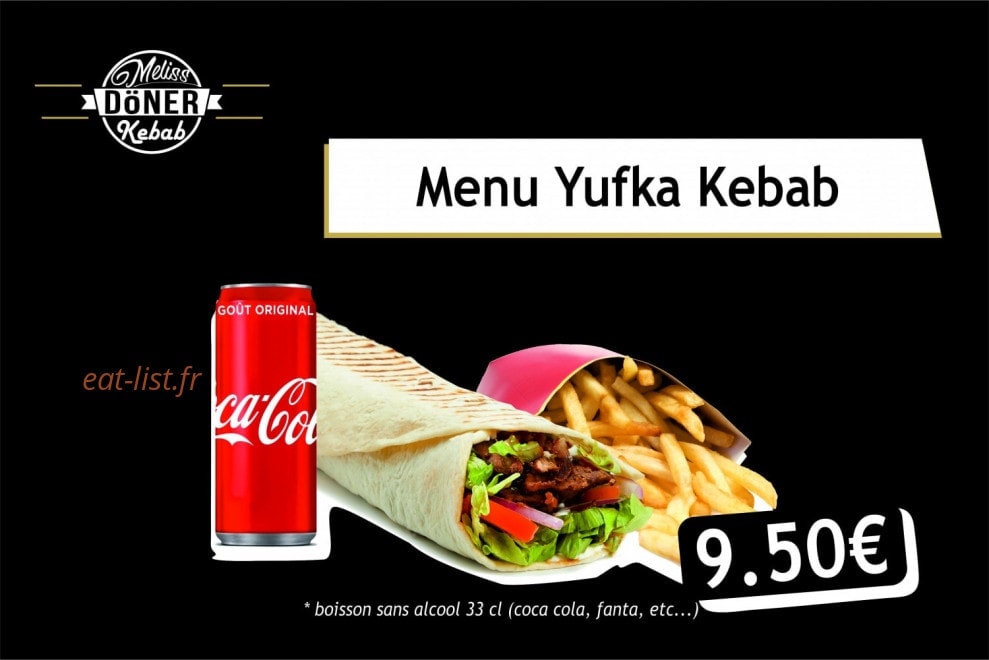 Meliss Döner Kebab — carte page 2