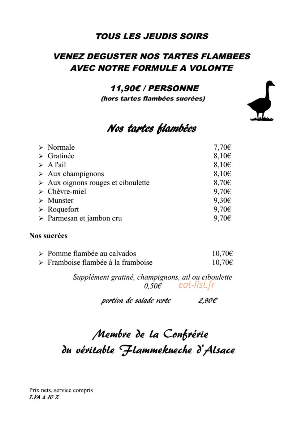 Le Caveau du Gaentzebrinnel — carte page 1