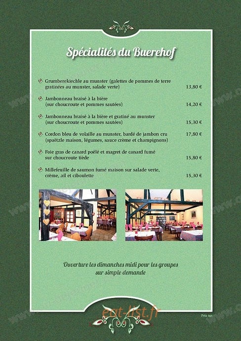 Le Buerehof — carte page 2