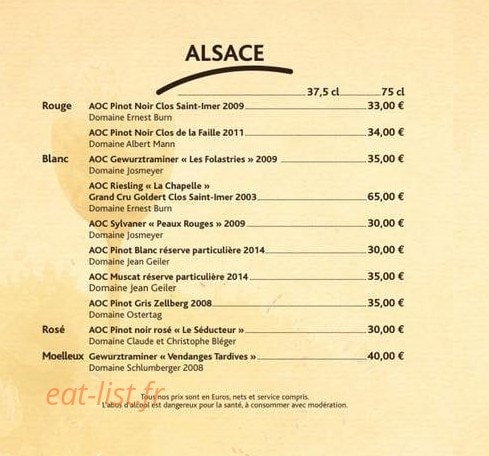 A l'Alsacienne — carte page 10