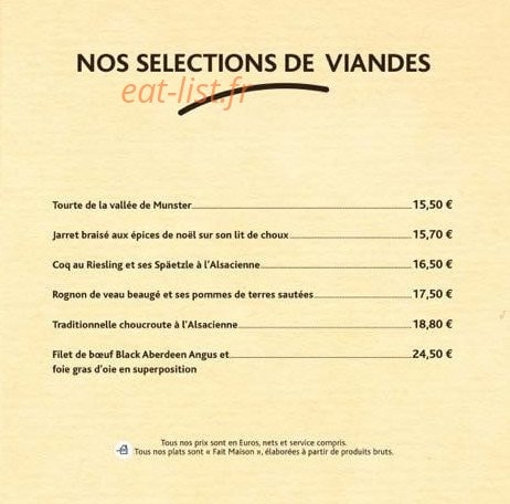 A l'Alsacienne — carte page 2