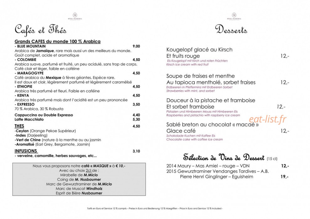 A L'Echevin — carte page 5