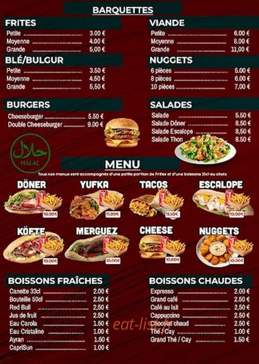 Antep Doner — carte page 2