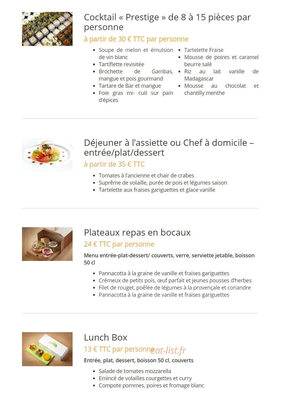 Boulangerie Marie Blachère — carte page 3