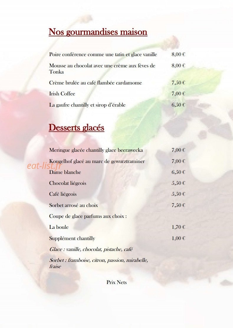 Café de la harth — carte page 4