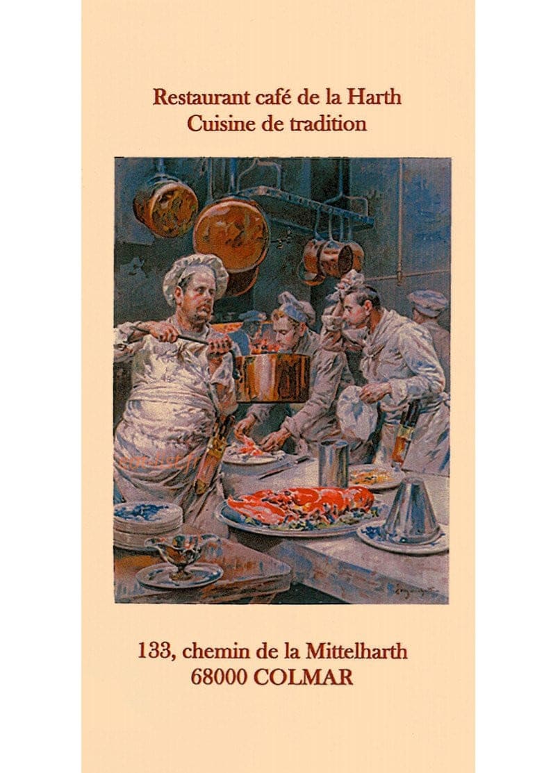 Café de la harth — carte page 1