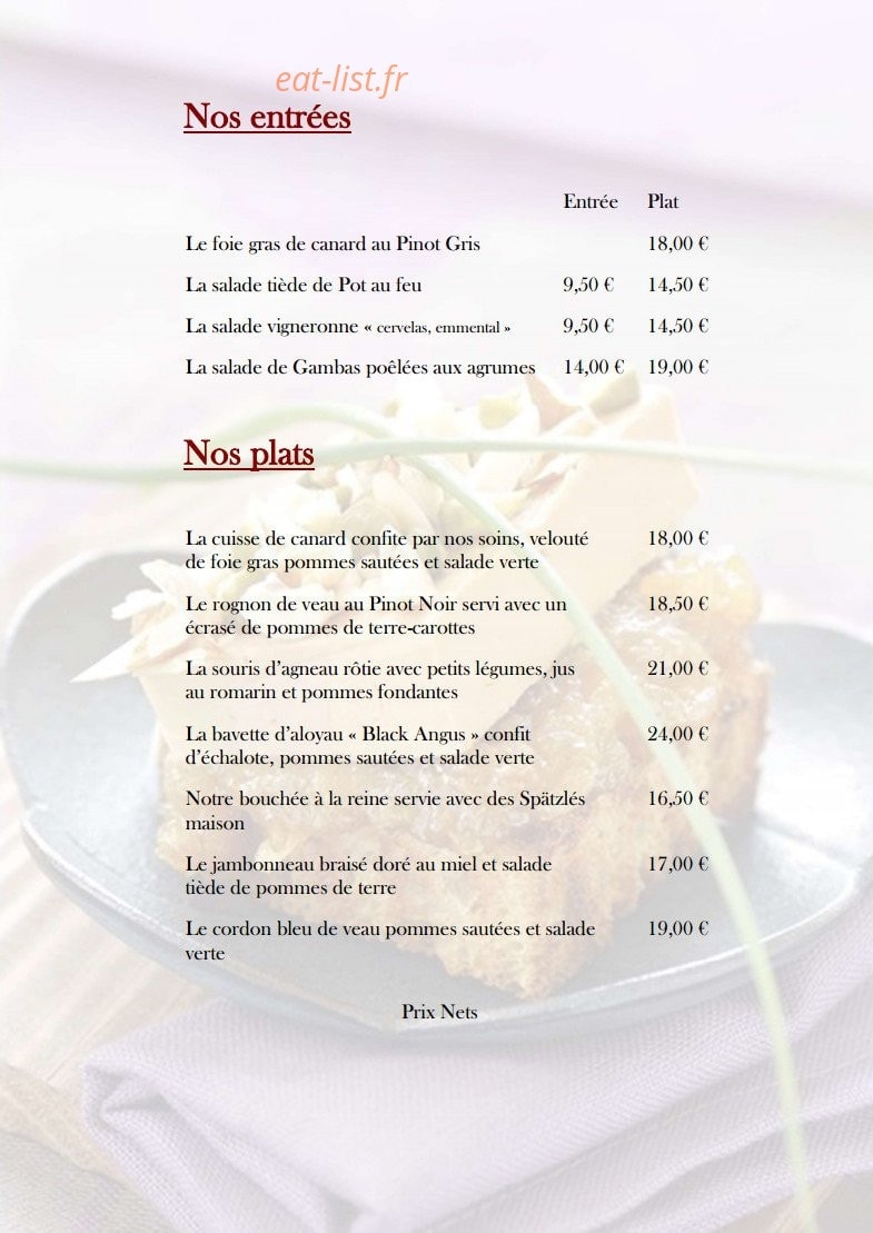 Café de la harth — carte page 2