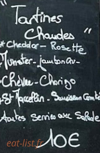 Café des Marchands — carte page 1
