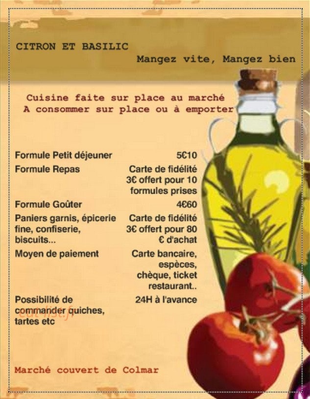 Citron et Basilic — carte page 1