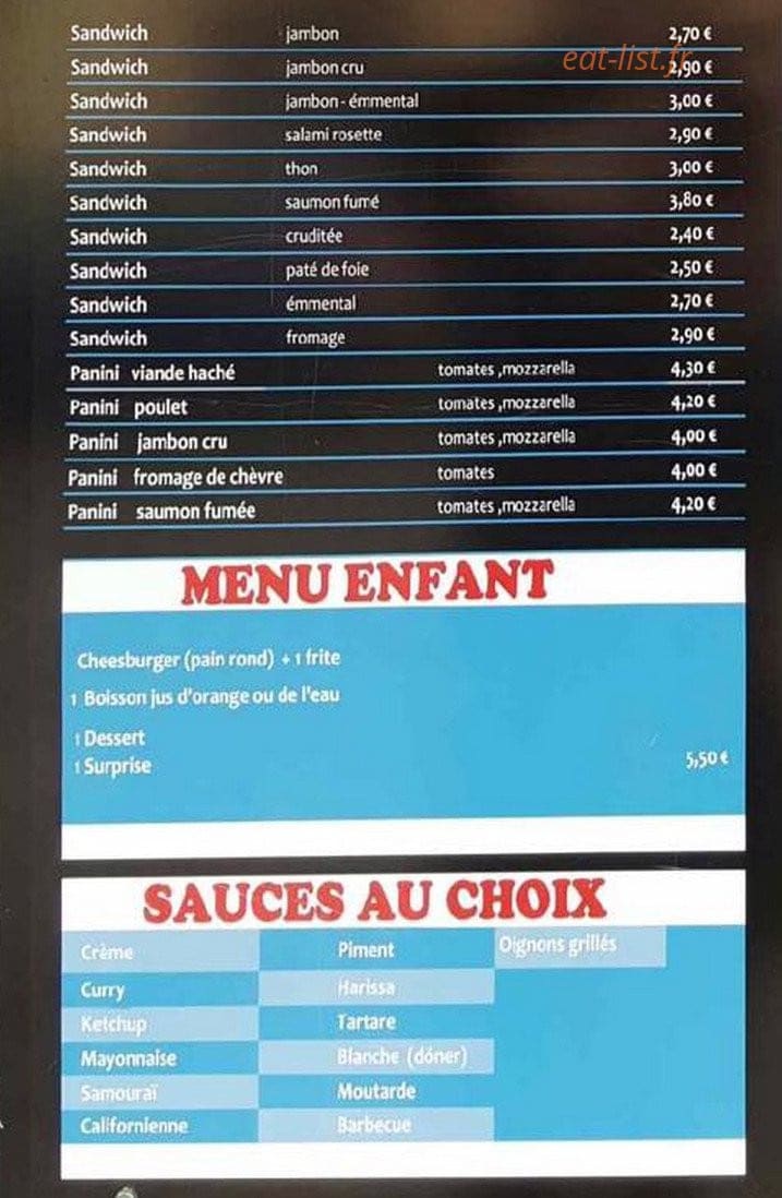 Croq'Vite — carte page 2