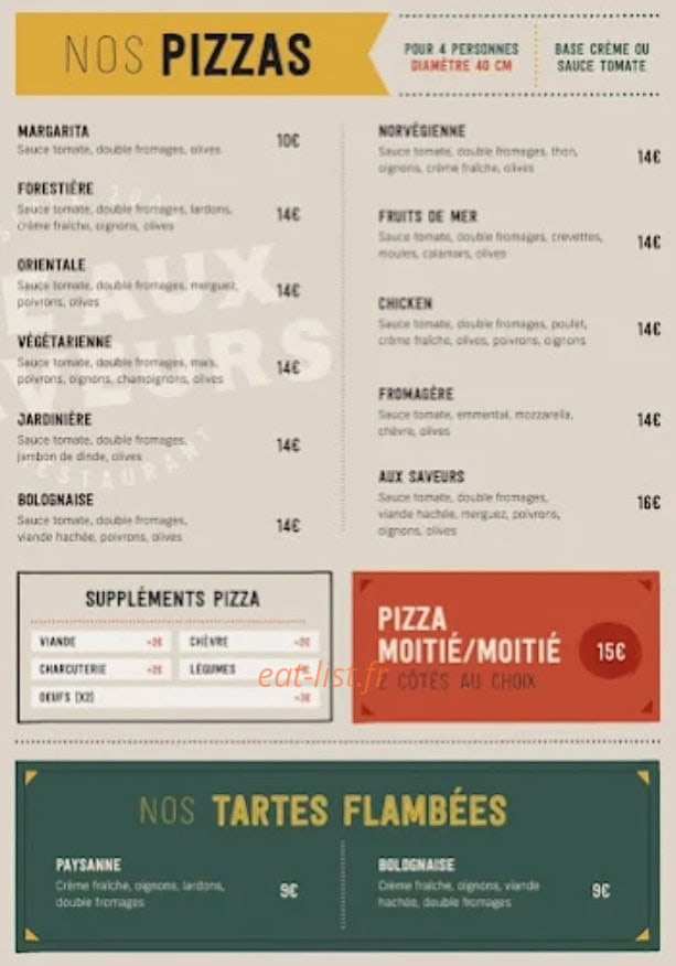 Ile Aux Saveurs — carte page 2