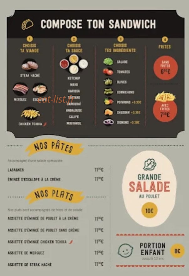 Ile Aux Saveurs — carte page 1