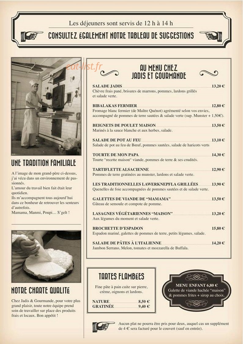 Jadis et Gourmande — carte page 4