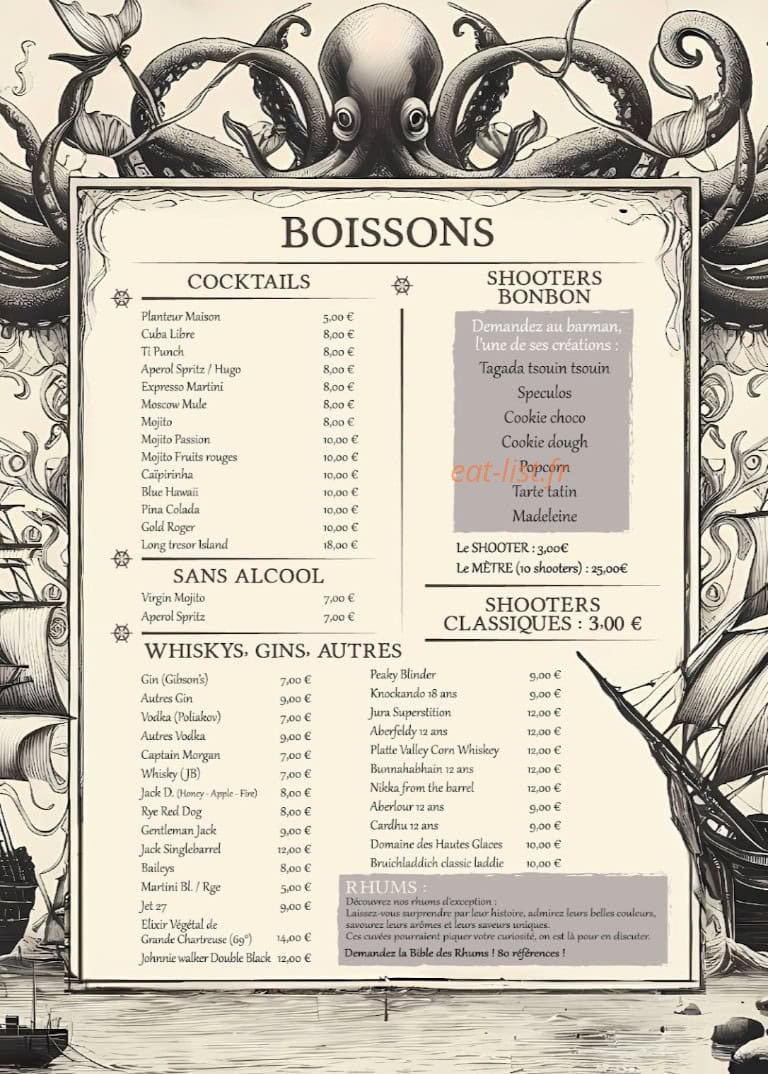Kraken Colmar — carte page 2