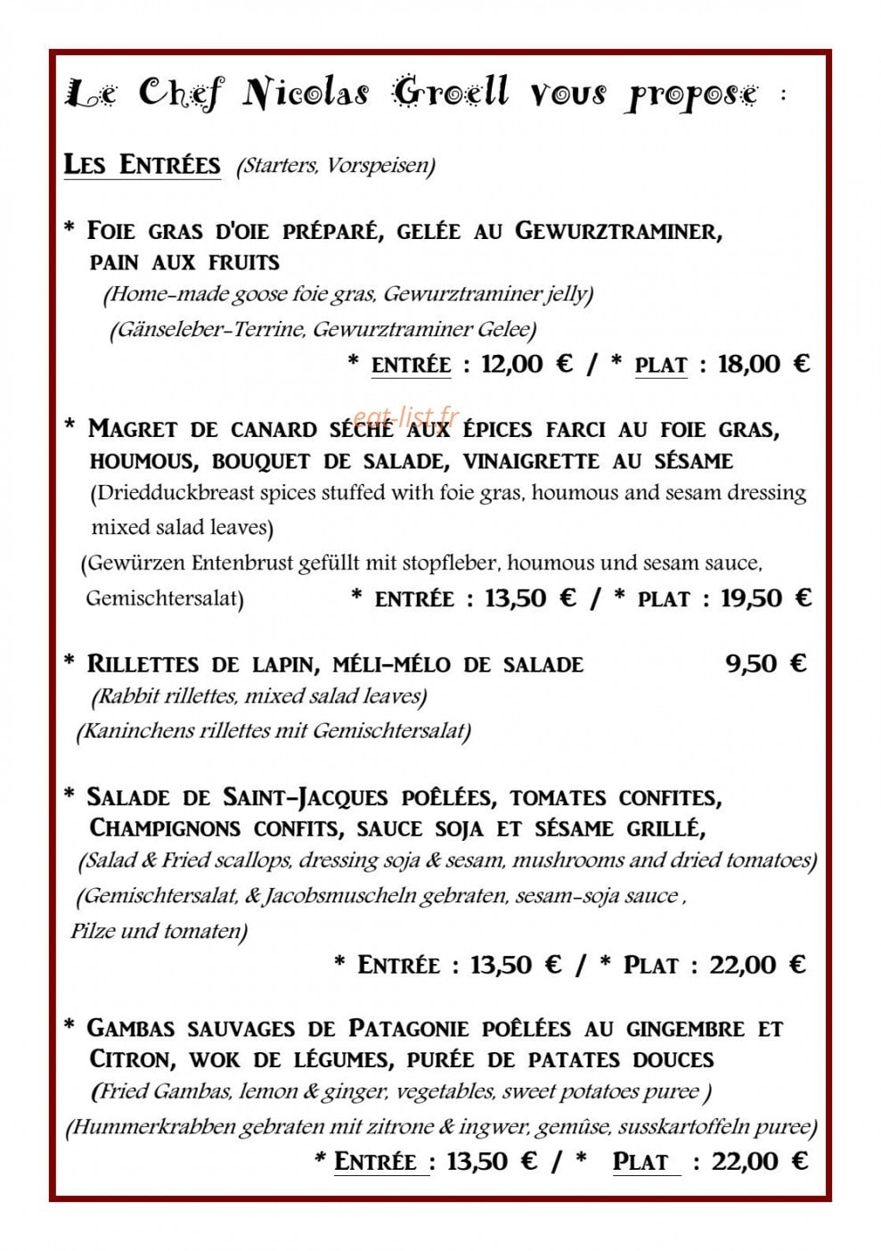L'Epicurien — carte page 2