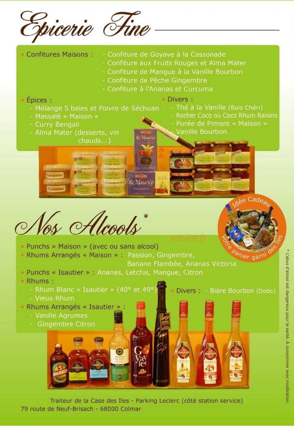 La Case des Iles — carte page 10