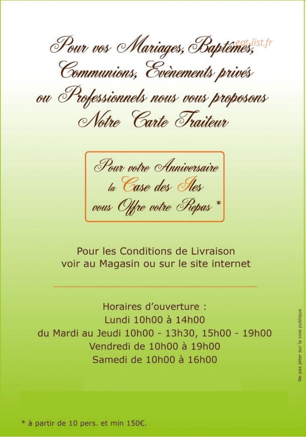 La Case des Iles — carte page 9