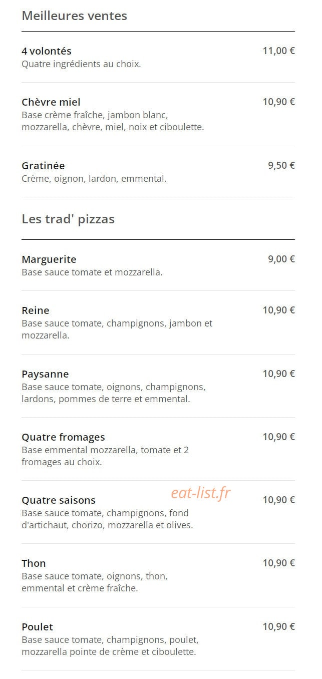 La Fabrique — carte page 1