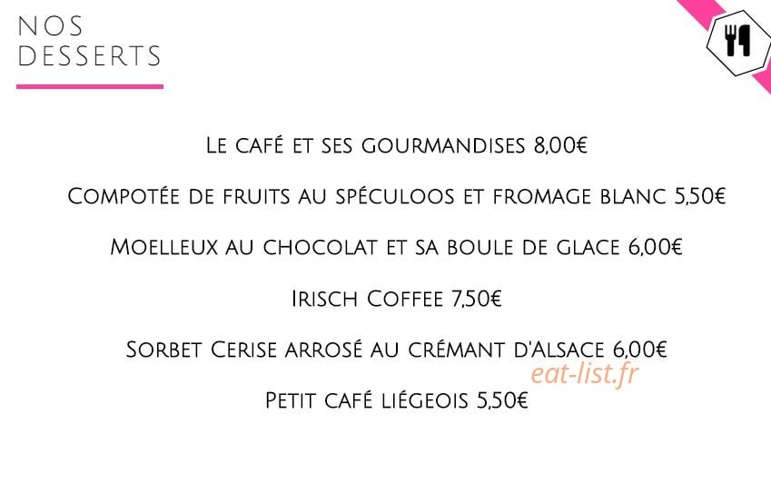 La fleur de Sel — carte page 4