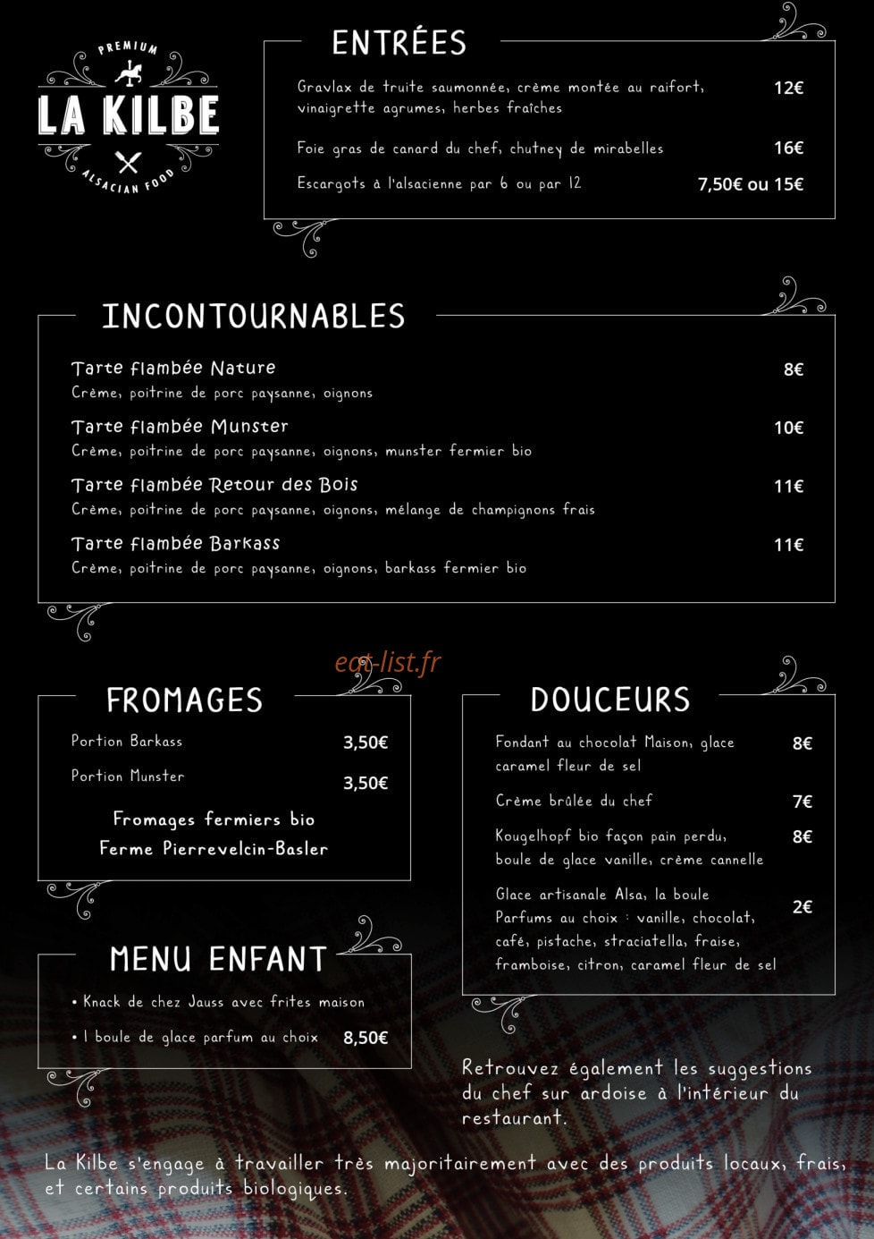 La Kilbe — carte page 1