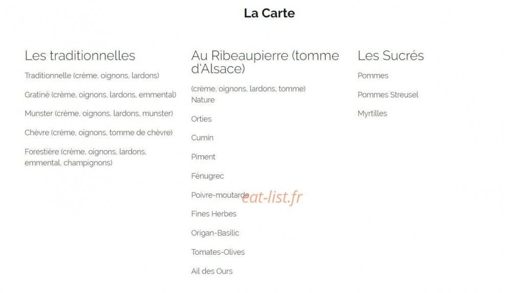 La Soï — carte page 1