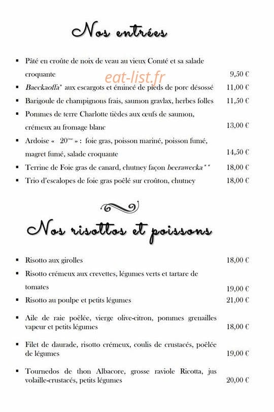 Le 20ème — carte page 1