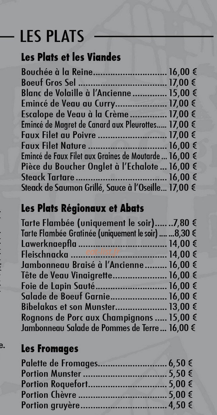 Le Cygne — carte page 2