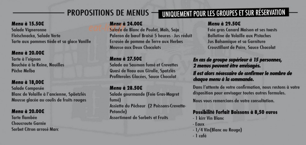 Le Cygne — carte page 4