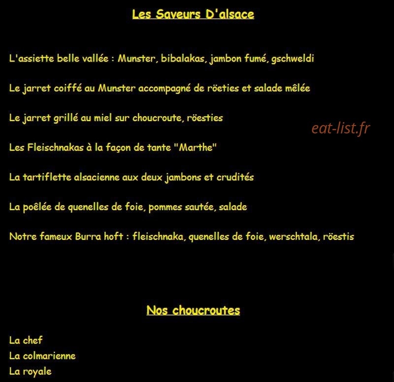 Le Flamm's — carte page 3