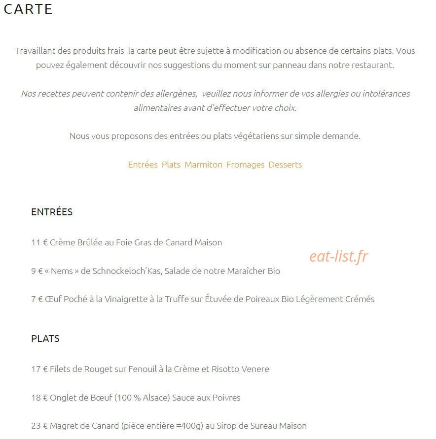 Le Petit Bidon — carte page 1