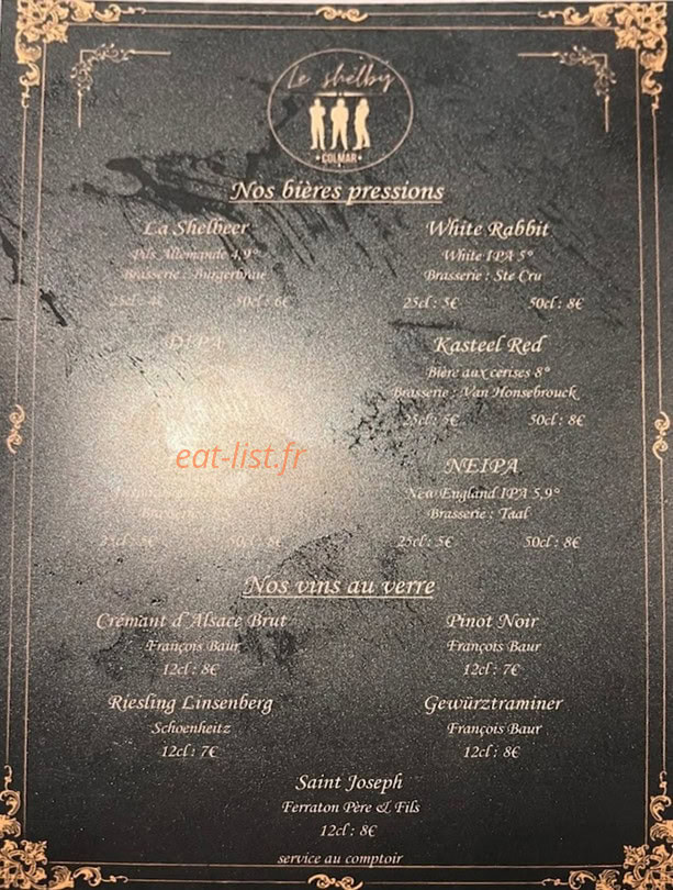 Le Shelby — carte page 1