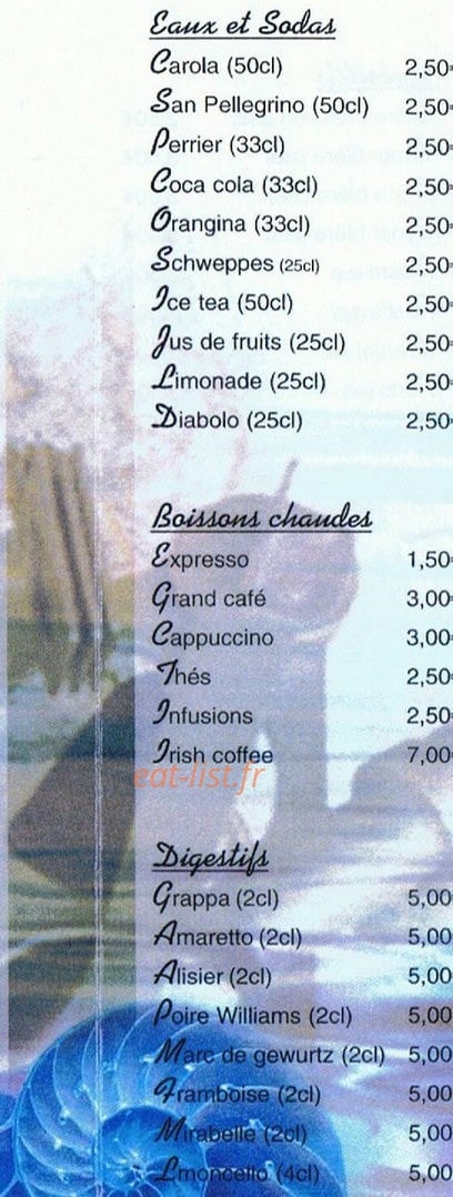 Le Sorrento — carte page 2