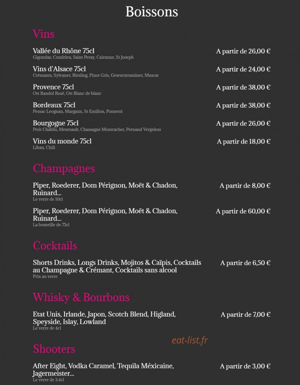 Le Treize — carte page 1