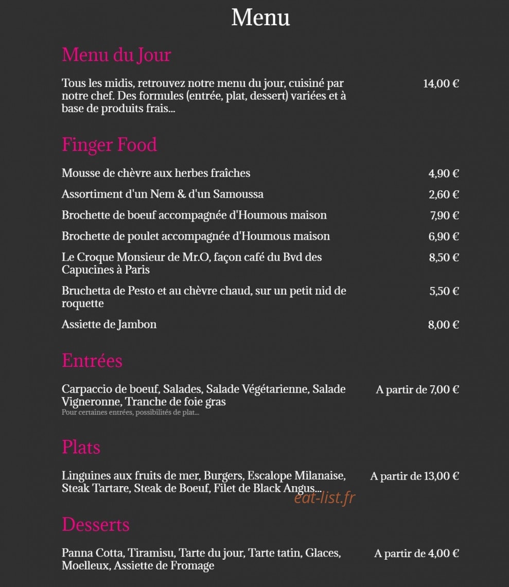 Le Treize — carte page 3