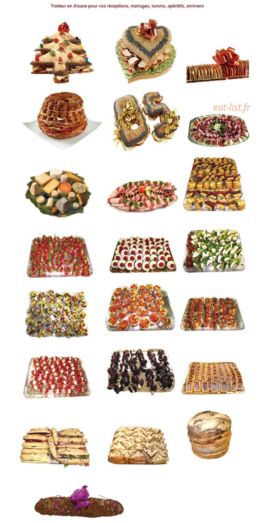 Les Fameuses Bretzels de Colmar — carte page 3