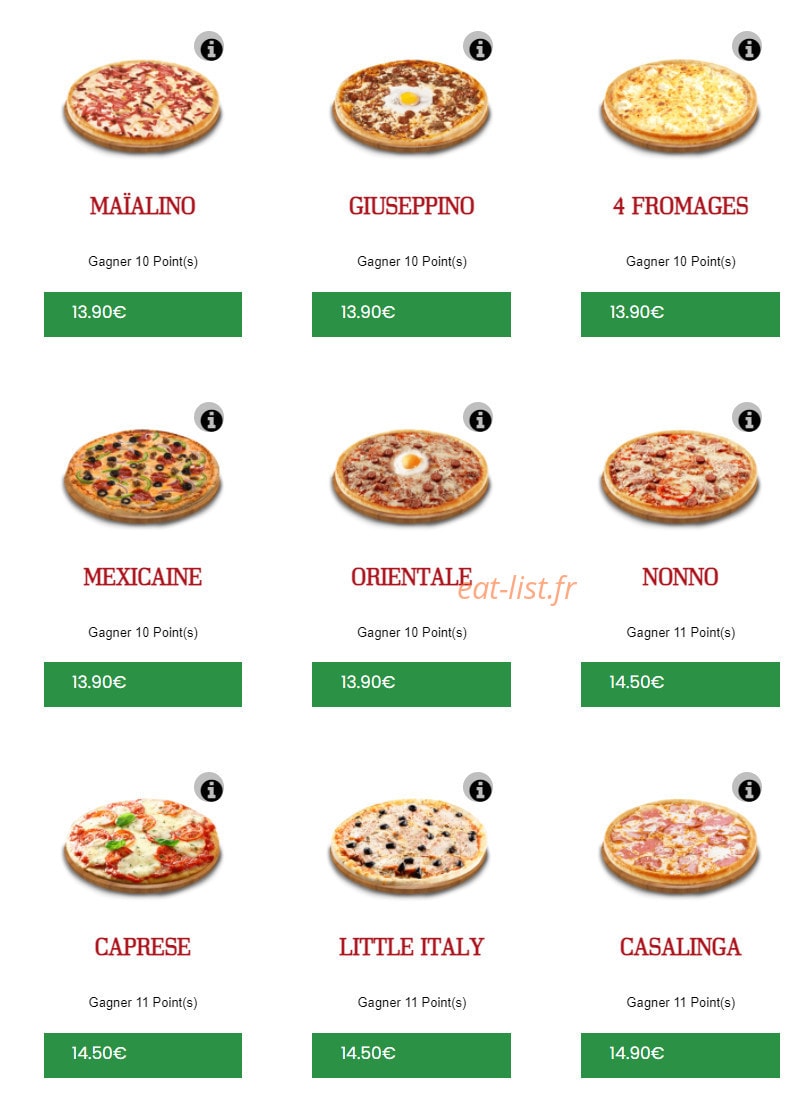 Little Italy — carte page 2