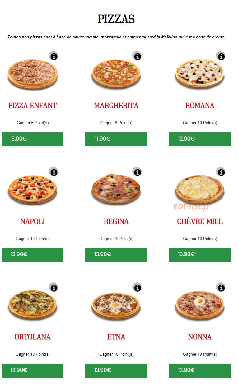 Little Italy — carte page 1
