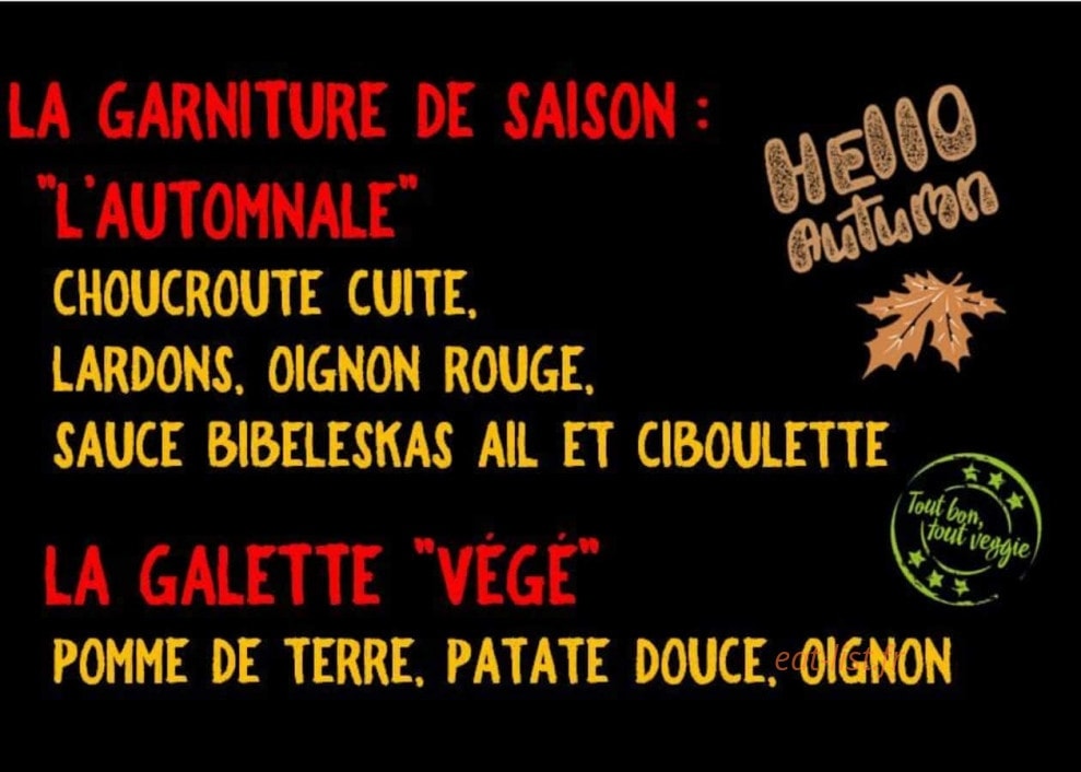 M Burger — carte page 3