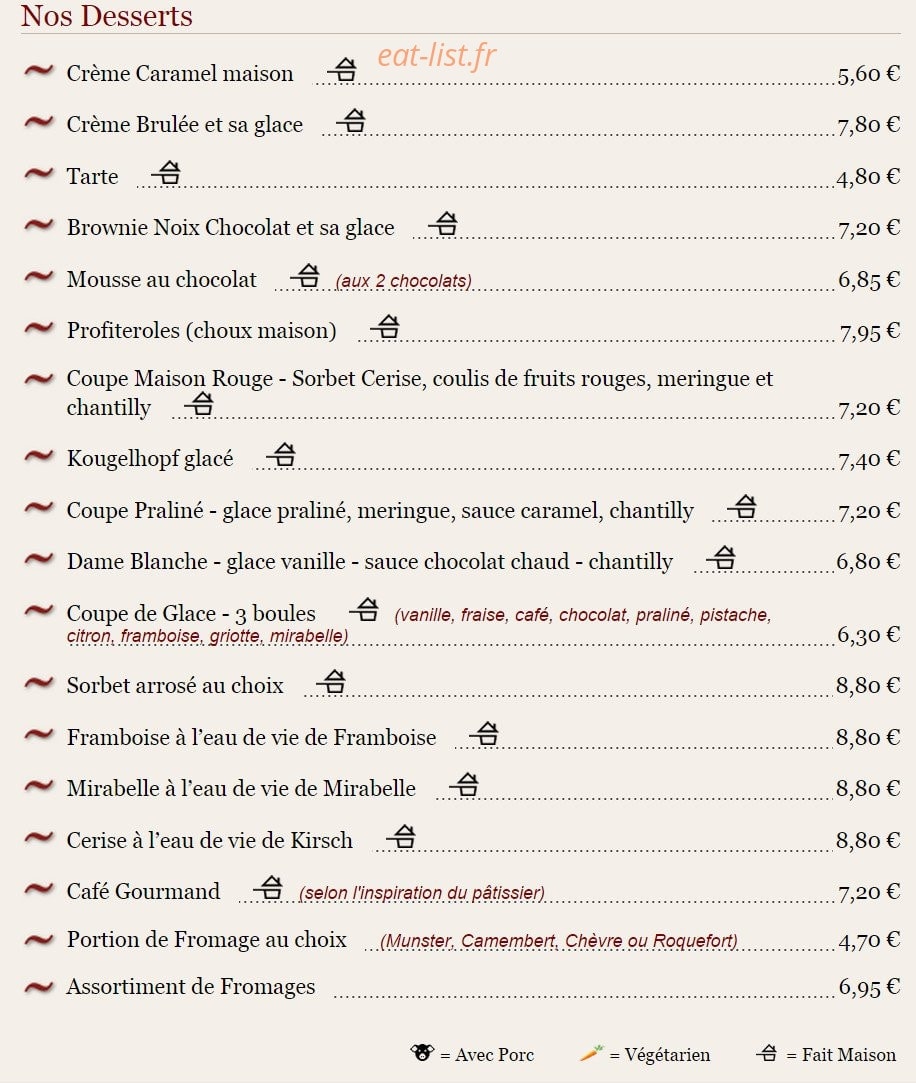 Maison Rouge — carte page 10