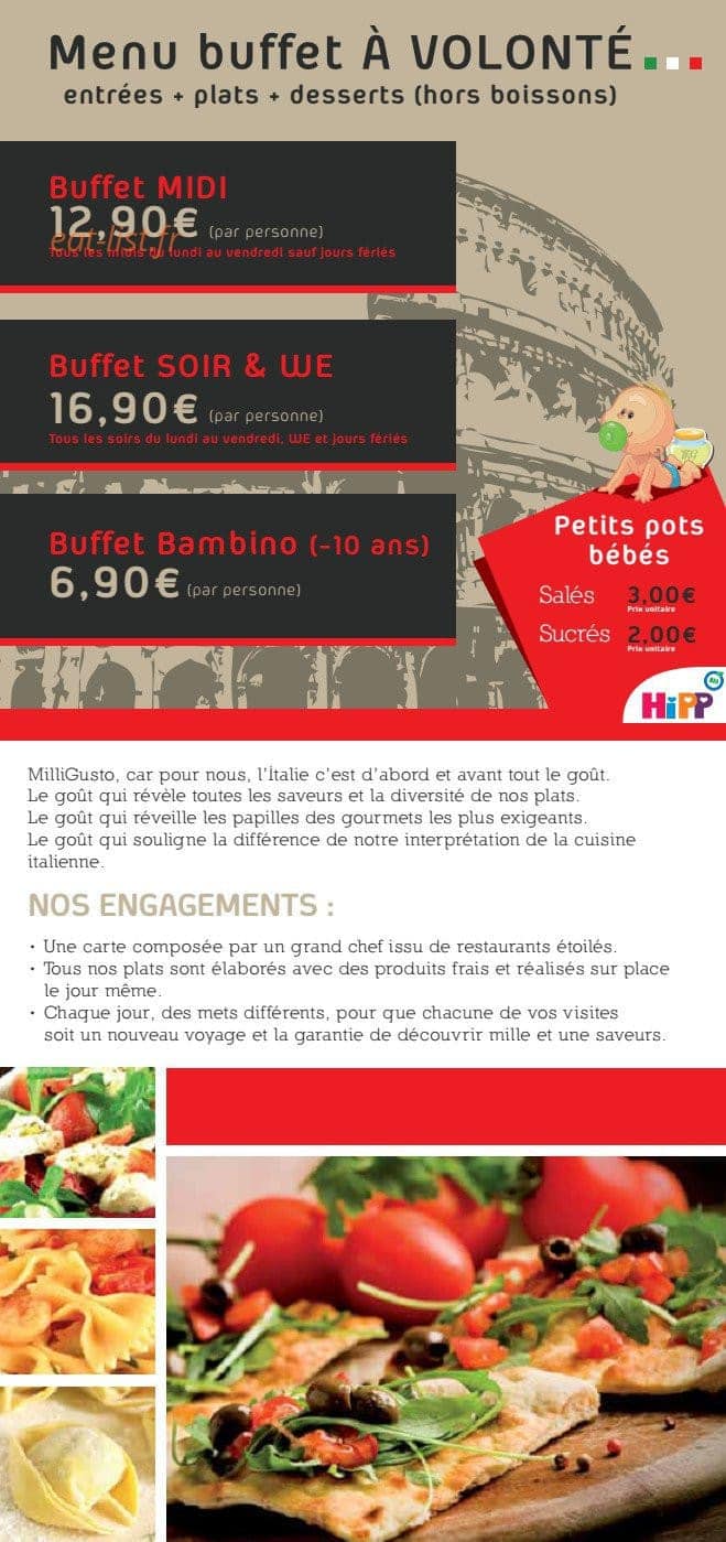 Milli Gusto — carte page 2