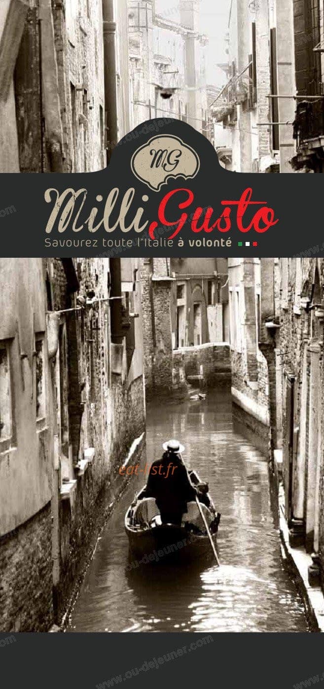 Milli Gusto — carte page 1