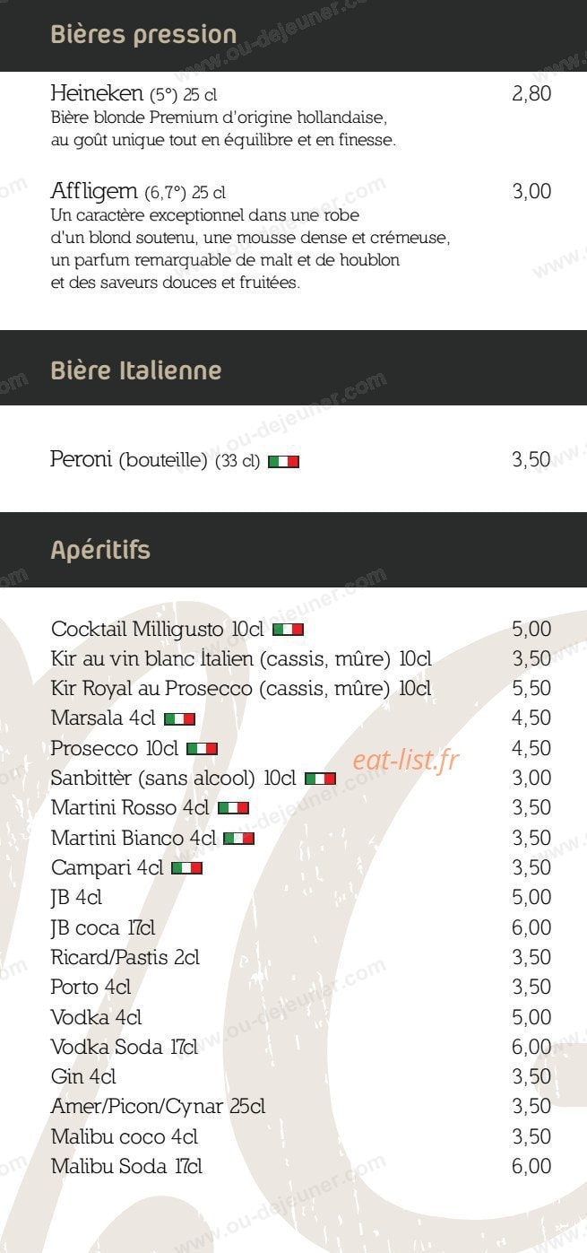 Milli Gusto — carte page 4