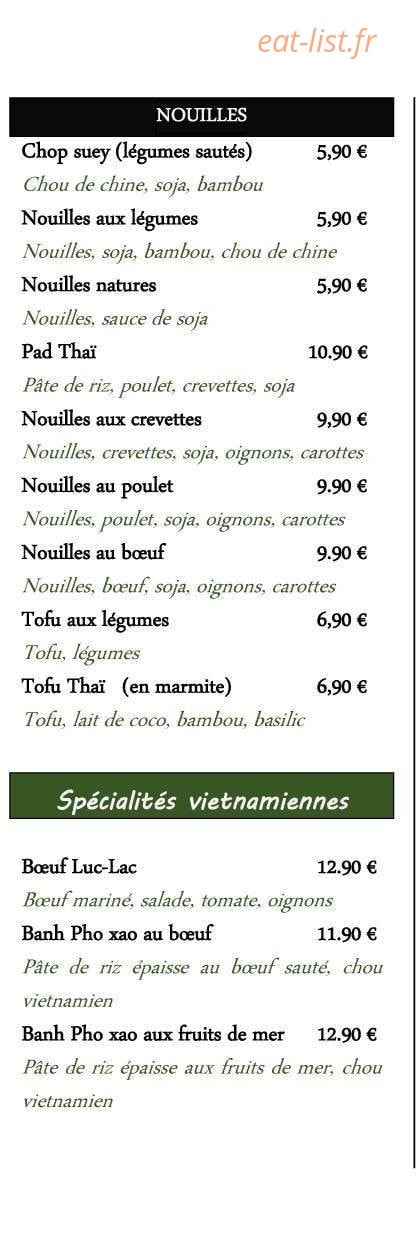 Phở Hạlong — carte page 7