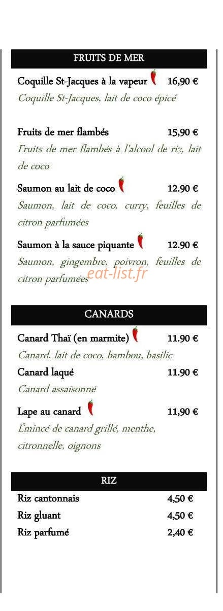 Phở Hạlong — carte page 6