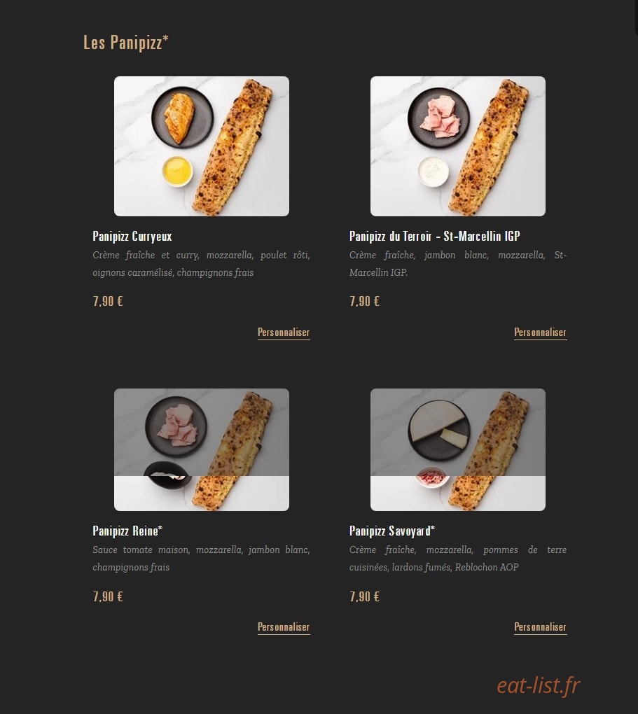 Pizza Cosy — carte page 5