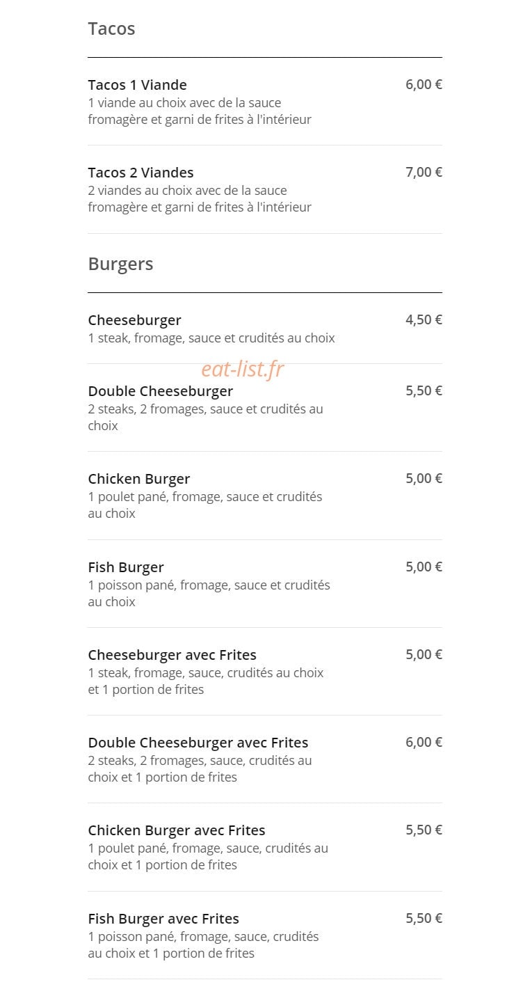 Rapido pizza — carte page 19